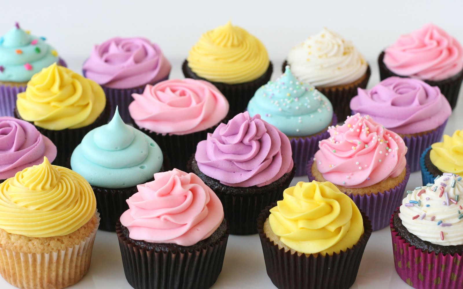 cupcakes colorati