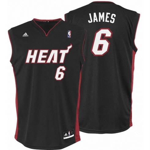 La maglia dei Miami Heats di Lebron James