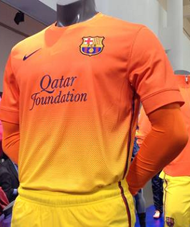 la maglia da trasferta del Barcellona 2012/2013