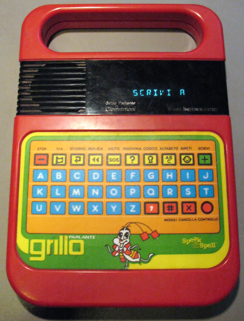 il Grillo Parlante, famoso giocattolo anni 80