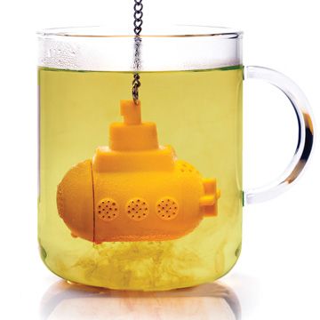 filtro per tè con forma de Yellow Submarine